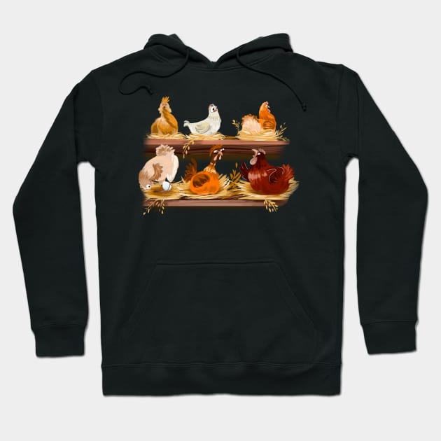 Chickens Hoodie by pimkie